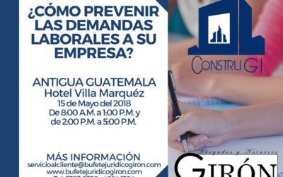 Relaciones Laborales y Prevención de Demandas – Antigua Guatemala.